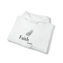 Load image into Gallery viewer, Faith Over Feelings Unisex Hooded Sweatshirt